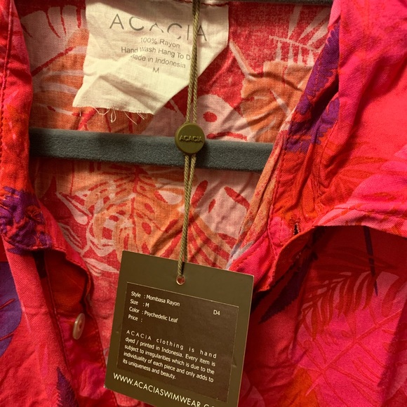 🌺SOLD🌺 BNWT - Acacia Psychedelic Leaf Mombasa - Picture 2 of 2